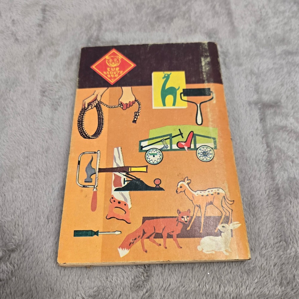 Vintage 1970 Bear Cub Scout Book Boy Scouts of America BSA Handbook 1967